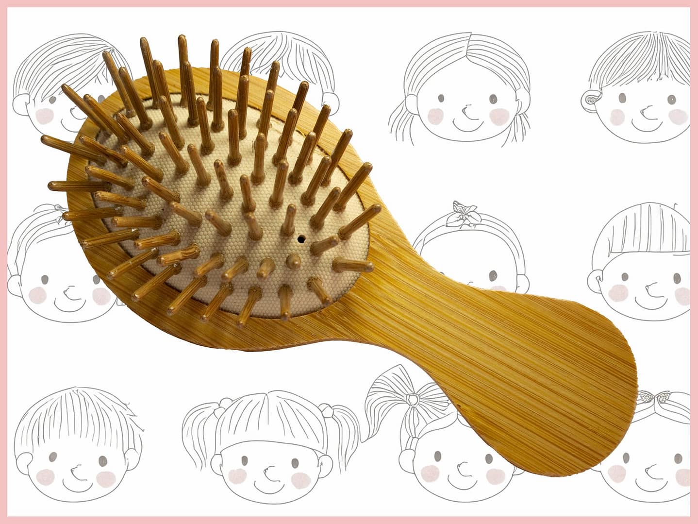 Bamboo Hair Brush Oval (Kids)