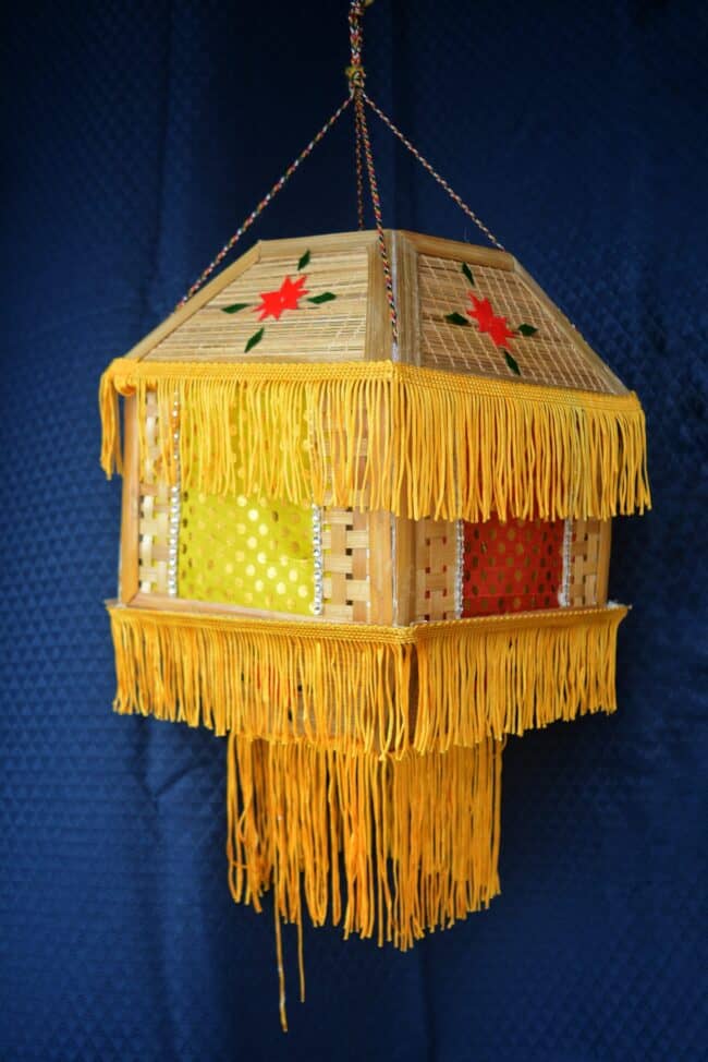 Bamboo Lantern Foldable (Kandil)