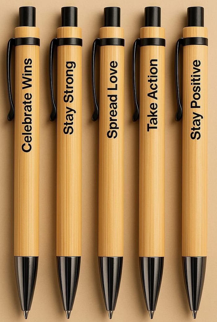 Bamboo Pens (Set of 5)