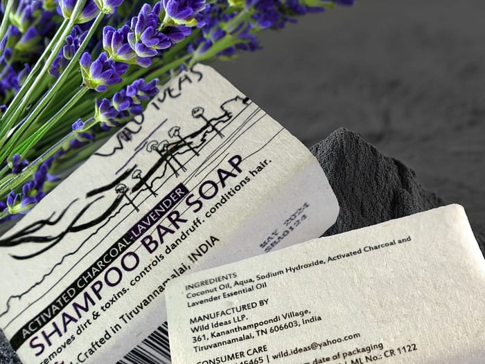 Charcoal Lavender Shampoo Bar