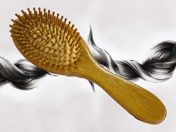 Bamboo Hair Brush Oval