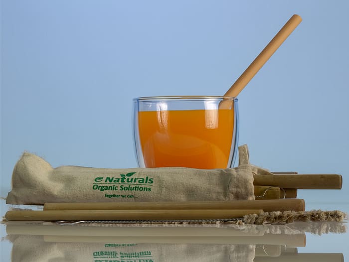 Bamboo Straw (Set of 4 with Cleaner)