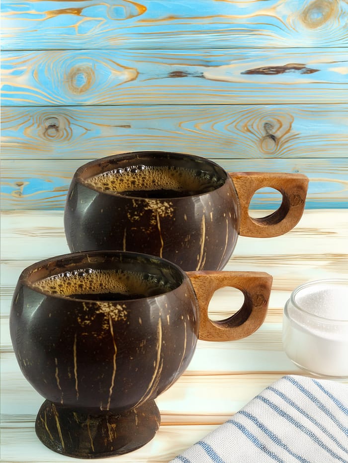 Coconut Shell Cup (Set of 2)